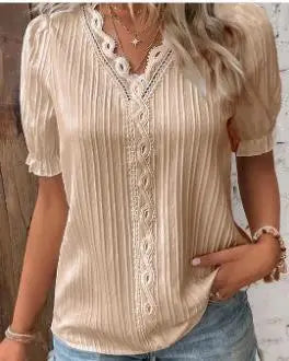 Mélissa | Blusa Elegante con Detalles Delicados