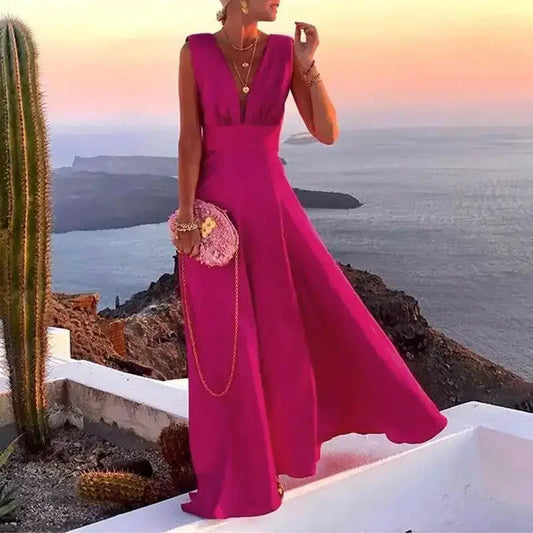 SIENNA – VESTIDO MAXI SUNSET BLOOM