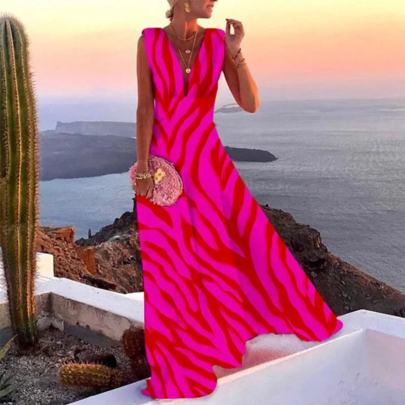 SIENNA – VESTIDO MAXI SUNSET BLOOM