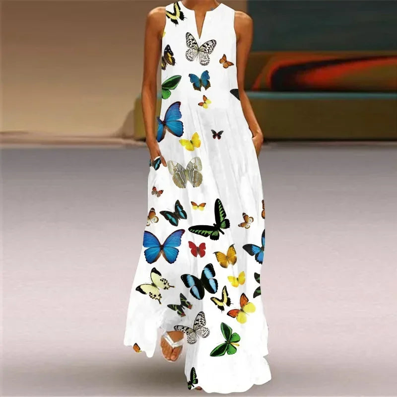 MONICA – VESTIDO MAXI FLORECER EN SILENCIO