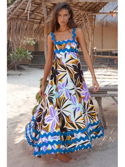 Solana | Elegante Vestido Maxi Floral
