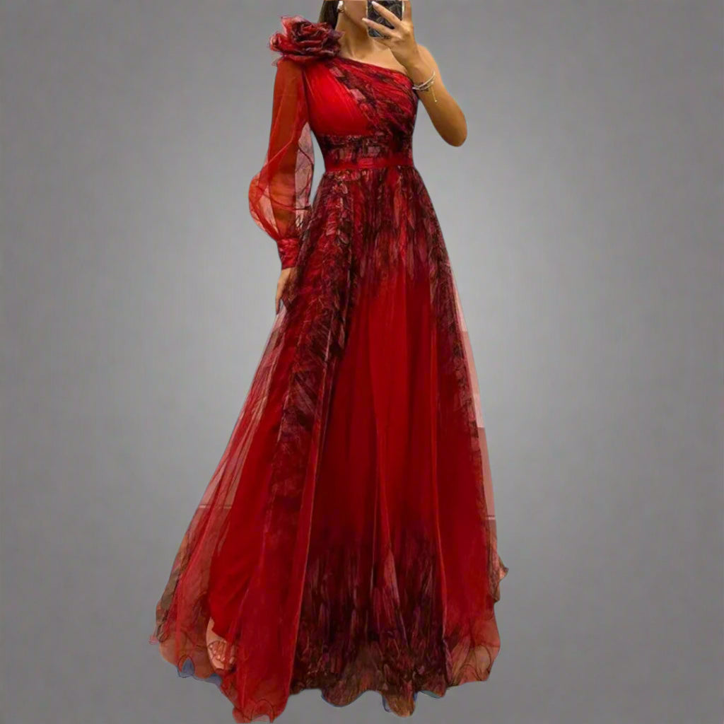 Esther | Vestido Maxi Lujoso Elaborado con Tela de Alta Calidad