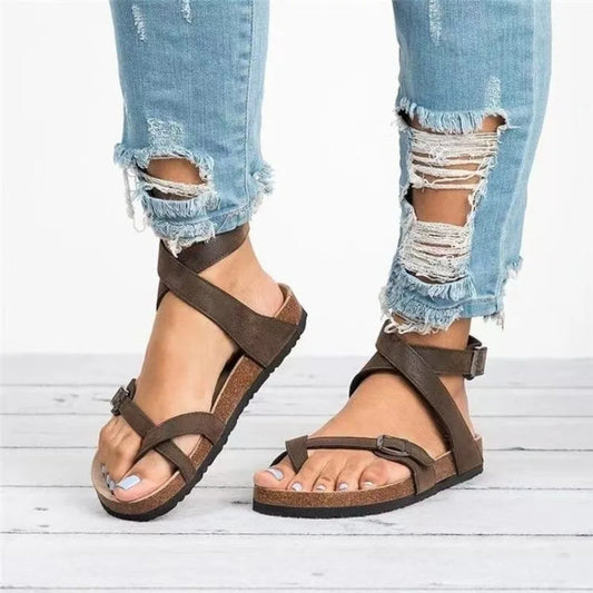 Buona - Sandalias con Tiras Cómodas