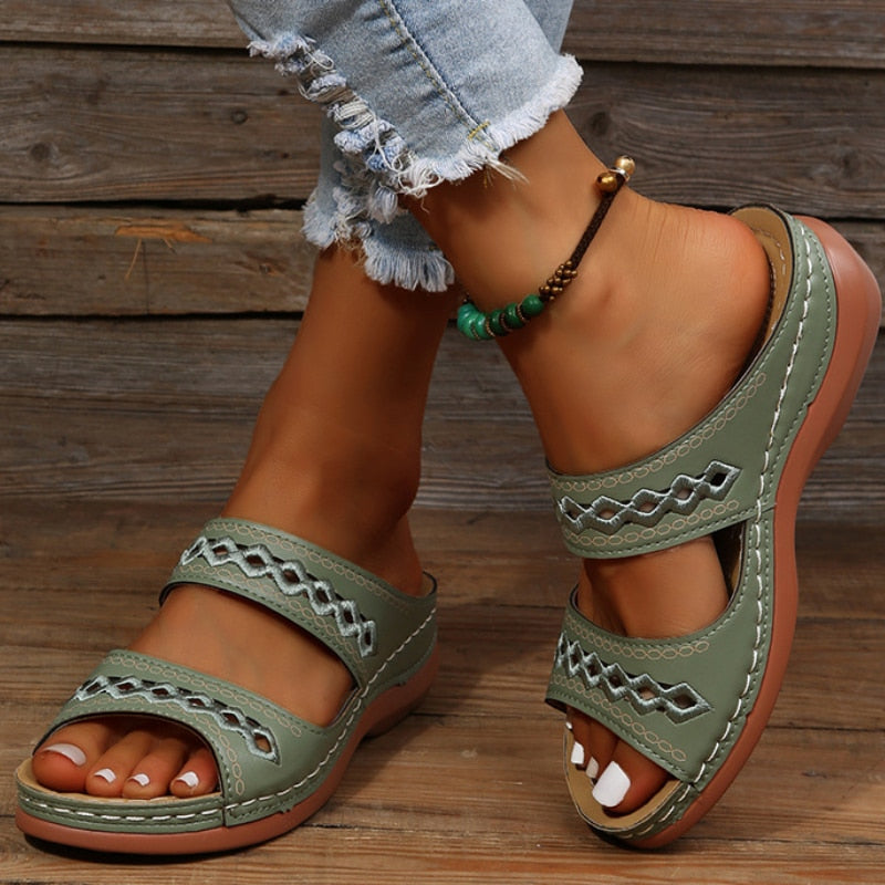 Allyssons - Sandalias ortopédicas cómodas para mujeres