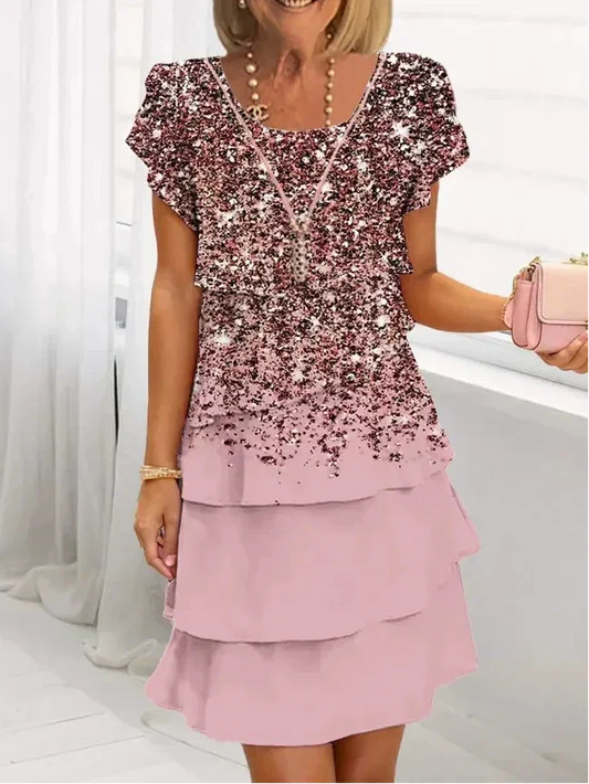 Gabriella | Vestido Elegante con Volantes para el Máximo Confort