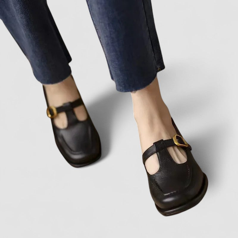 Elizabeth - Zapatos ortopédicos con tira en T Mary Jane