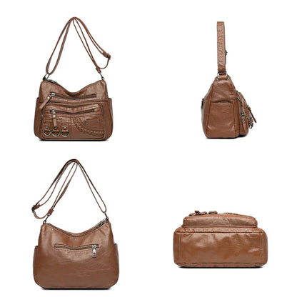 Lilith - Bolso Cruzado Multi-Capa Atemporal