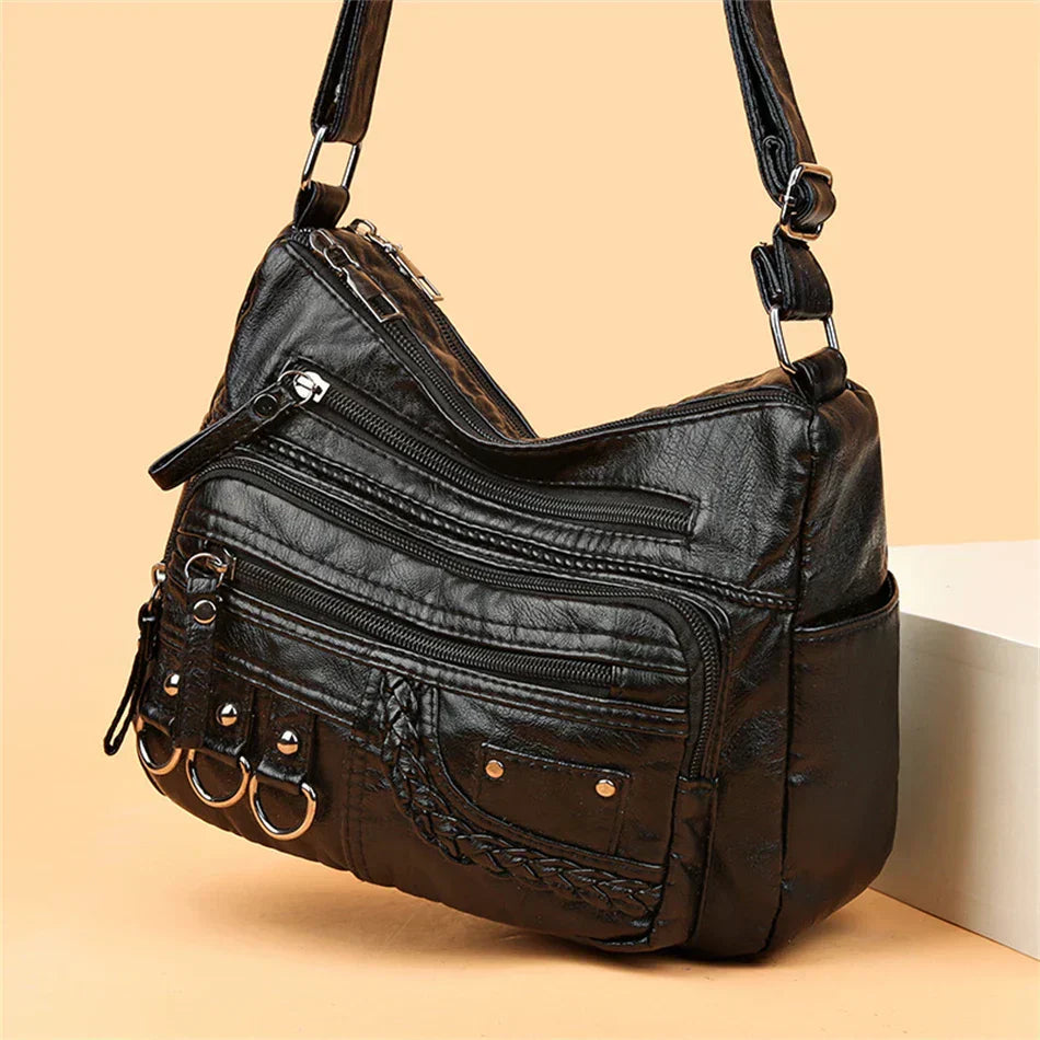 Lilith - Bolso Cruzado Multi-Capa Atemporal