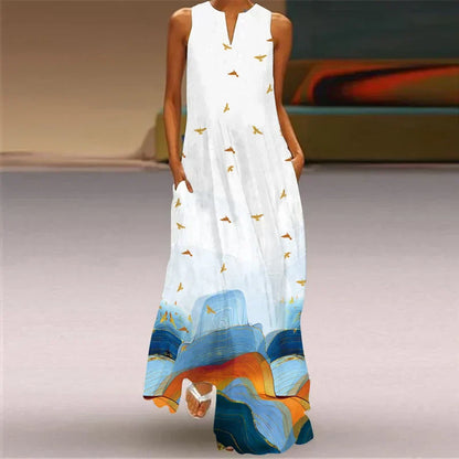Vestido A-Line Aurelia™ Butterfly Bloom