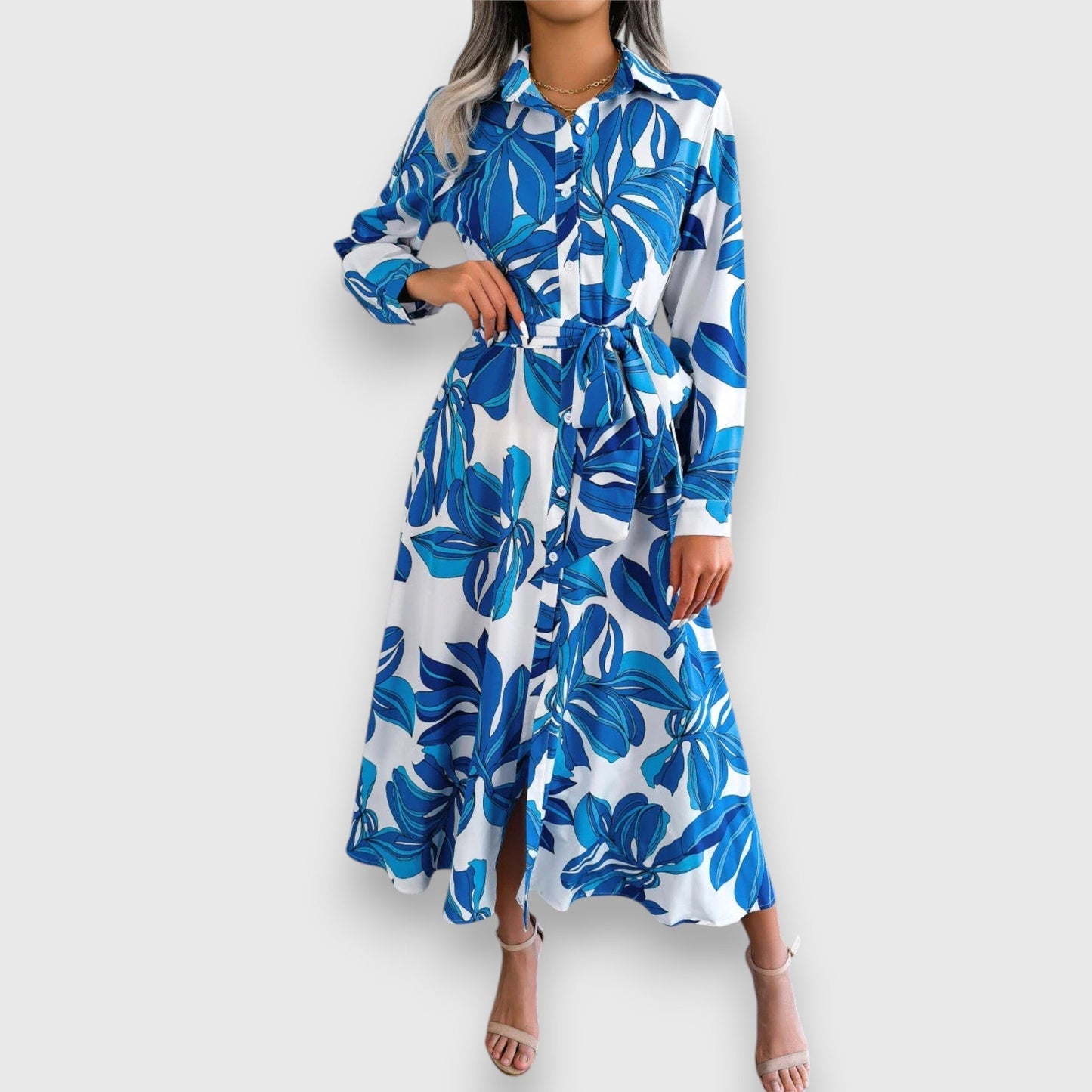 Elora – Vestido Camisero Fluido