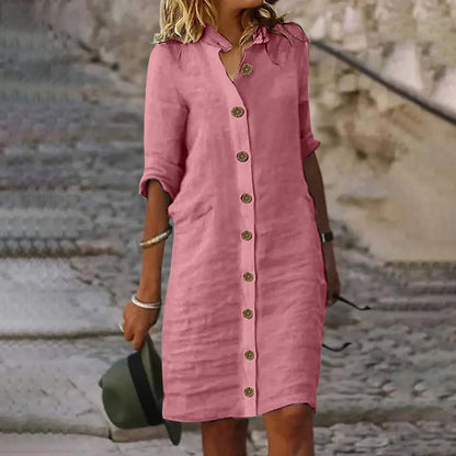 Bryn | Vestido Corto Elegante con Cobertura de Barriga