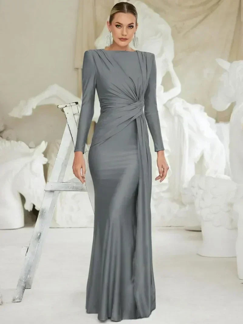 Novah - Vestido Maxi con Torsión Refinada