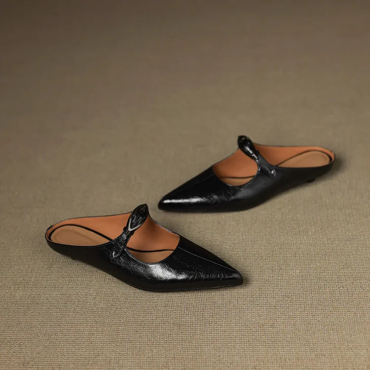 Wilda – Mules de Piel Natural