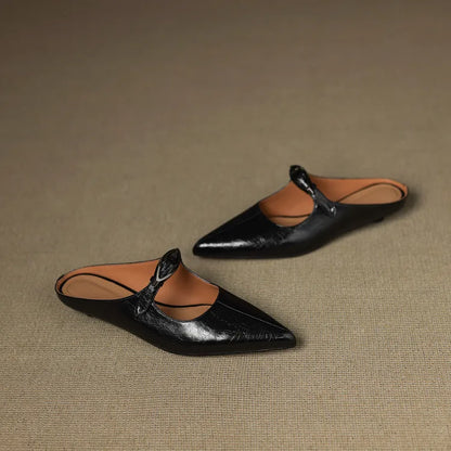 Wilda – Mules de Piel Natural