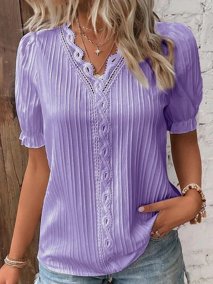 Mélissa | Blusa Elegante con Detalles Delicados