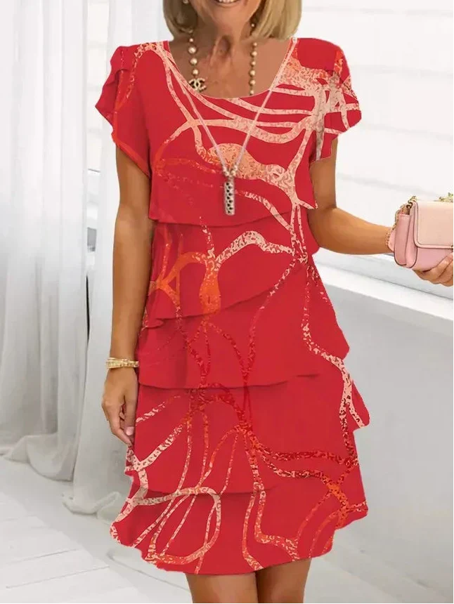 Danielle | Vestido Elegante con Volantes