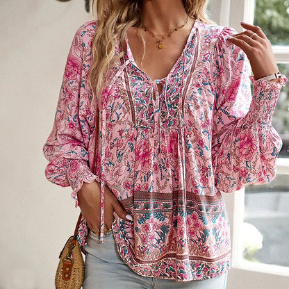 ANIKA I BLUSA FLOREADA