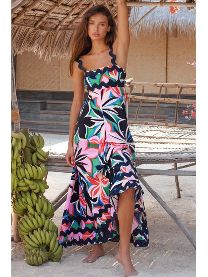 Solana | Elegante Vestido Maxi Floral