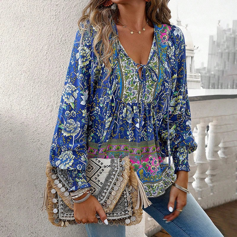 ANIKA I BLUSA FLOREADA