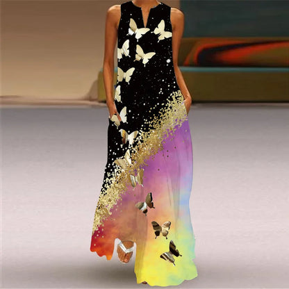 Vestido A-Line Aurelia™ Butterfly Bloom