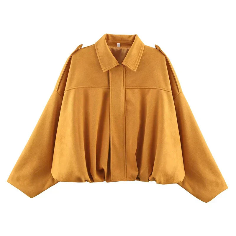 Chaqueta Diana – Bomber Oversize Verde Oliva