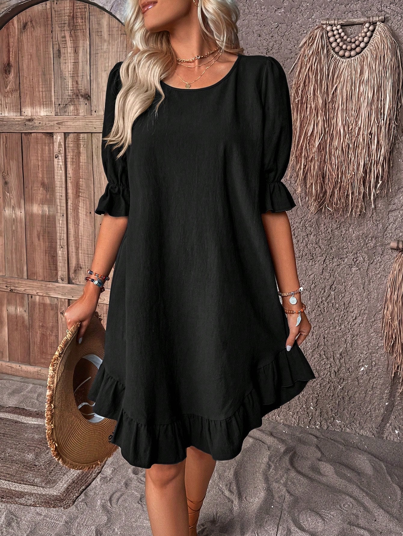 Rebecca | Vestido Casual con Volantes