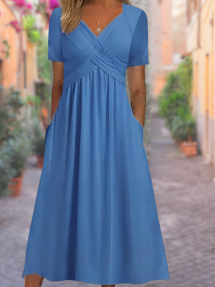 Cora - Vestido de bolsillo cómodo para mujer