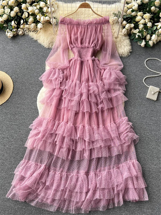 Vestido Sheer Charm de Stella