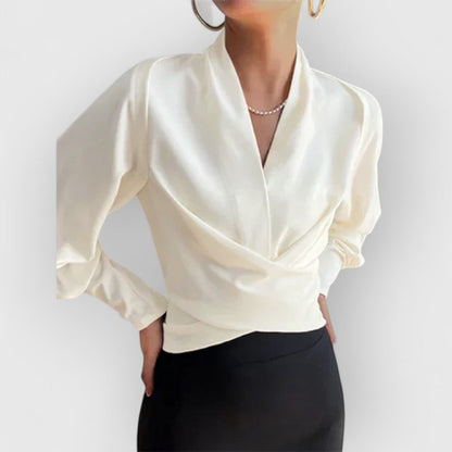 Antonia® | Blusa elegante para mujer con mangas abullonadas