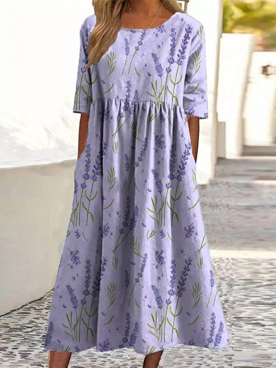 Wendy™ | Vestido Midi Relajado Bordado