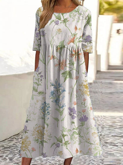 Wendy™ | Vestido Midi Relajado Bordado