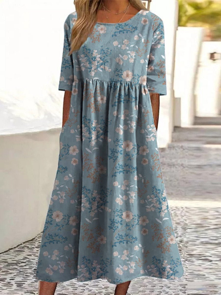 Wendy™ | Vestido Midi Relajado Bordado