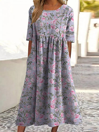 Wendy™ | Vestido Midi Relajado Bordado