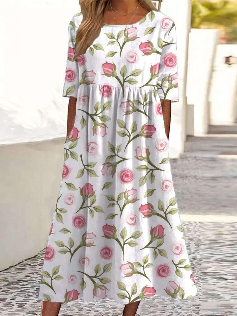 Wendy™ | Vestido Midi Relajado Bordado
