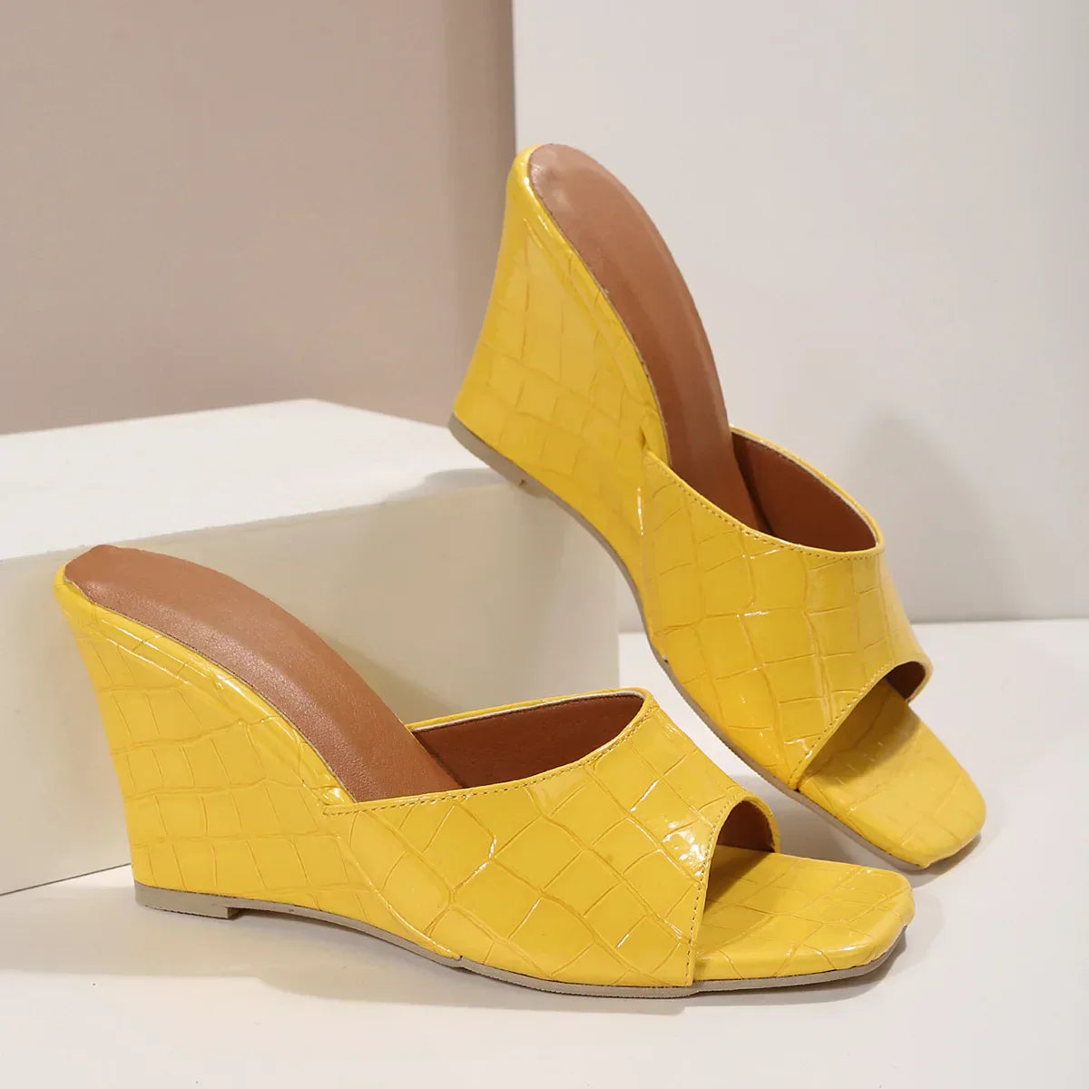 Michele - Sandalias con Cuña Elegantes