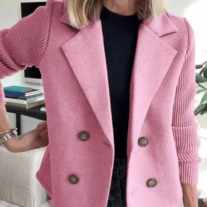 Amora™ | Blazer elegante con mangas de punto
