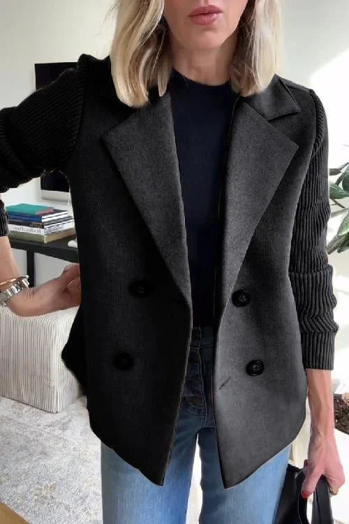 Amora™ | Blazer elegante con mangas de punto