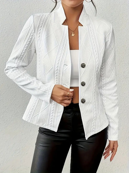Mars™ | Blazer con bordado y cuello reverso