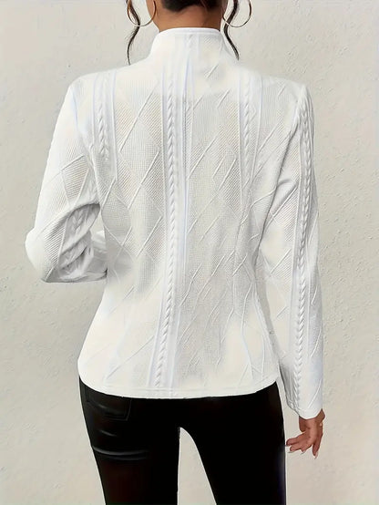 Mars™ | Blazer con bordado y cuello reverso
