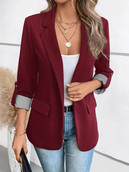 Flor™ | Blazer con mangas tres cuartos