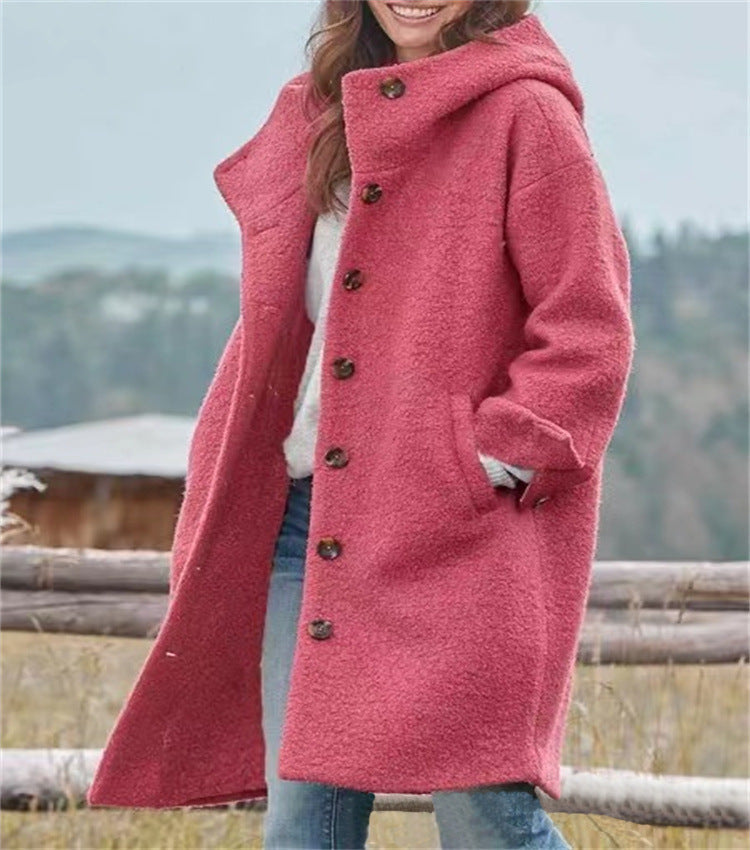Aria™ - Sofisticada Chaqueta Larga de Lana Cálida