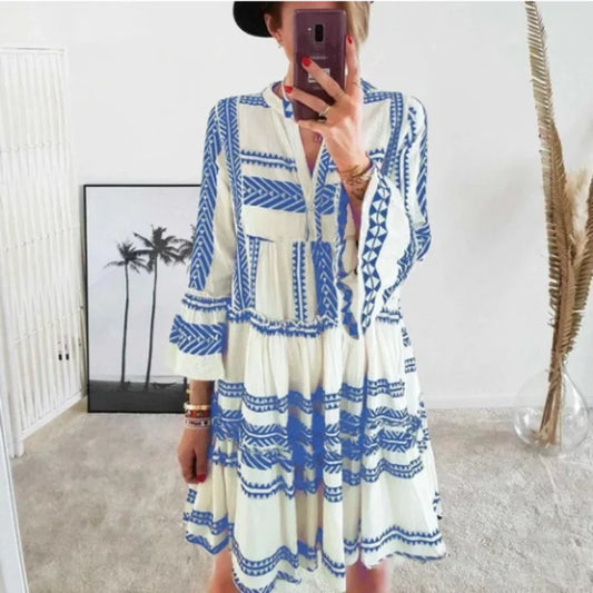 Carylle ~ Vestido Bohemio Fresco