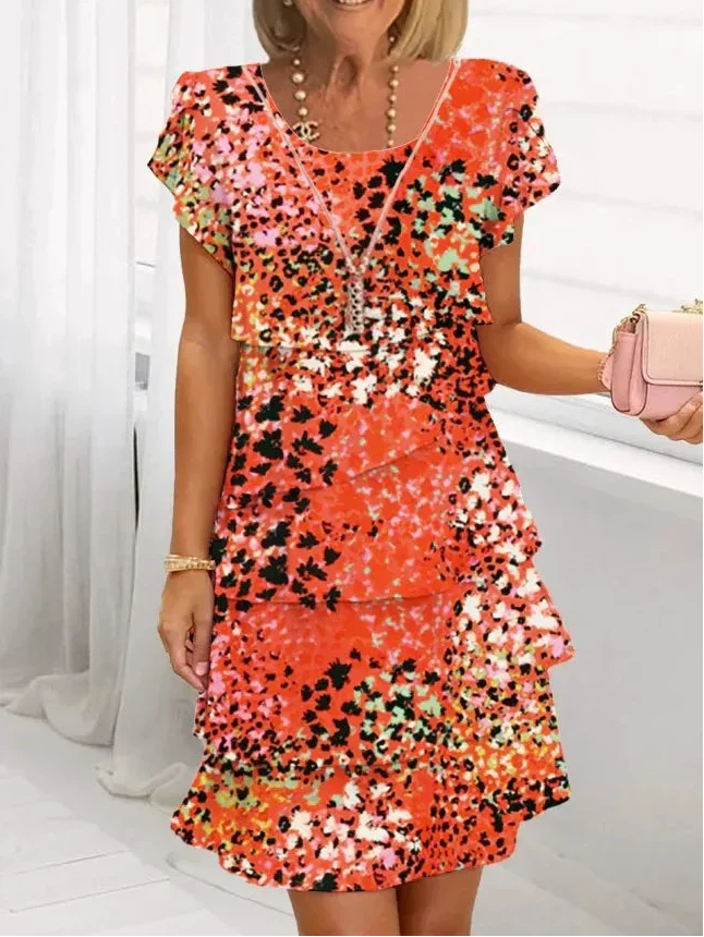 Clarissa | Vestido Elegante con Volantes
