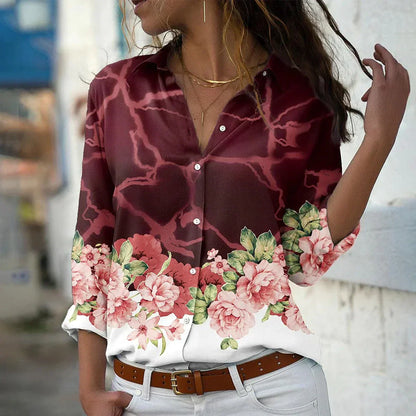 GEERTJE I BLUSA ESTAMPADA A LA MODA