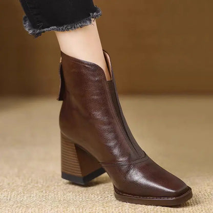 Botines de Cuero Suave Aphixta