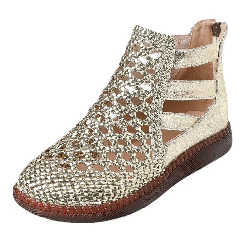 Bibiana - Sandalias de Cuero Chic