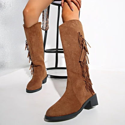 Botas de Calle de Cuero Refinado