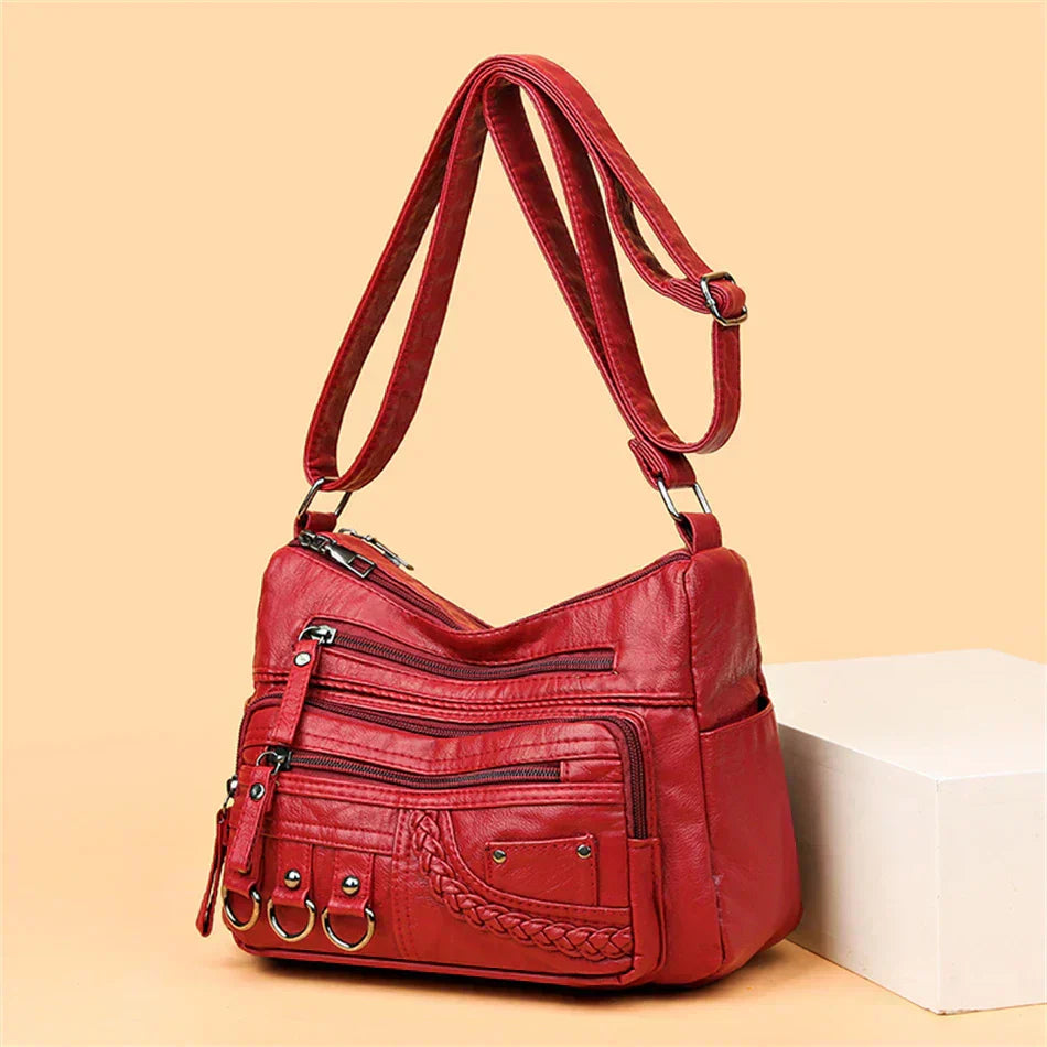 Lilith - Bolso Cruzado Multi-Capa Atemporal