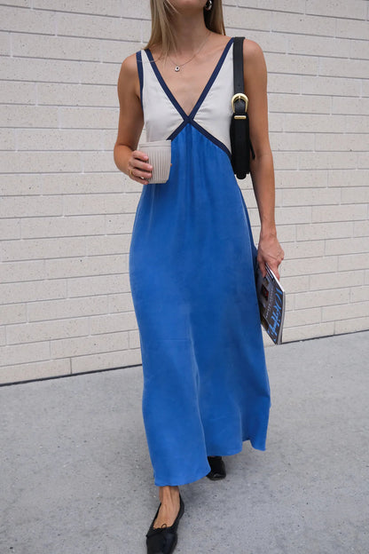 Laken – Vestido Maxi Ligero con Escote en V