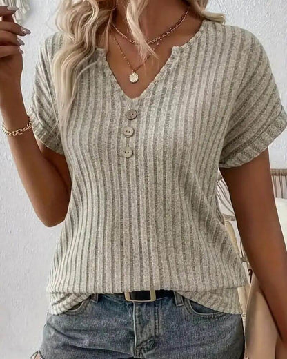 BLUSA DE PUNTO ROSINA CON ESCOTE EN V